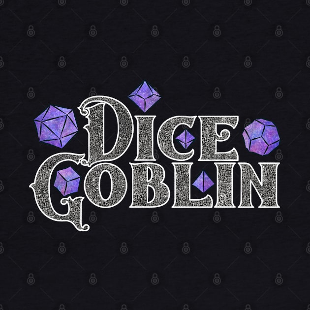 Dice Goblin Purple Galaxy Dice by ViolaVixi